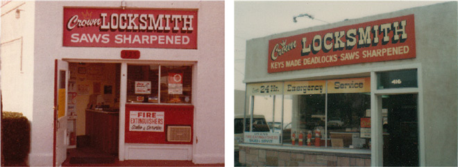 Page Locksmith first shop